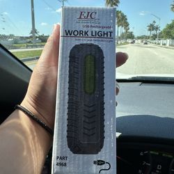 WORK LIGHT With UV Leak Detection Light Rechargeable