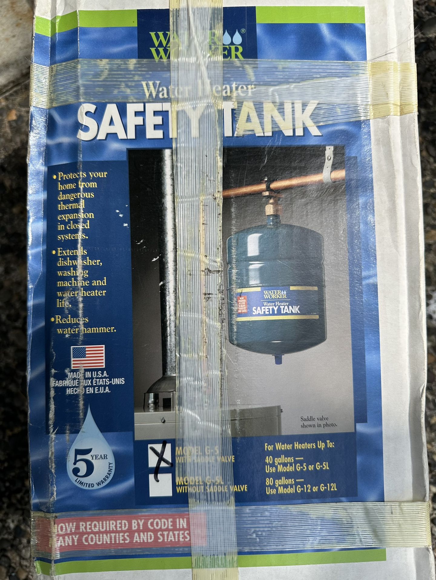 Water Heater Expansion Safety Tank