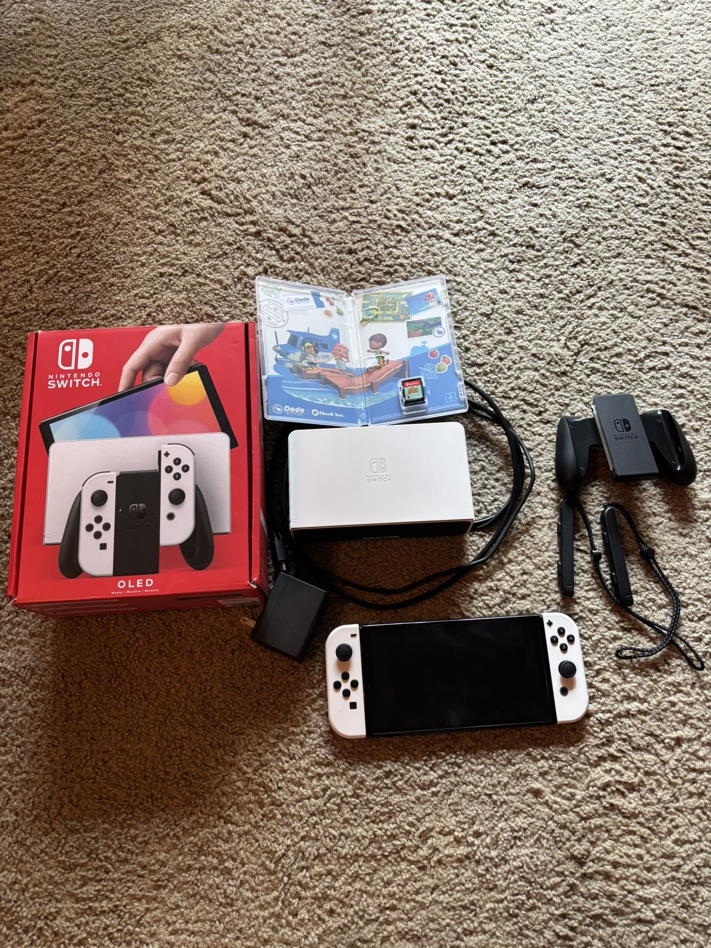 White Nintendo Switch Oled