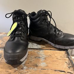 Reebok Leather Steel Toe Boots 