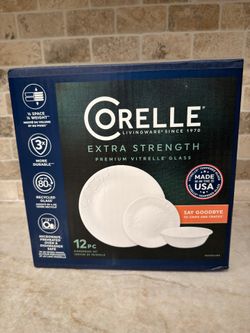 New in Box Corelle Madeline 12-Piece Dinnerware Set - multiple sets available