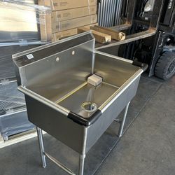 36” Wide Single Huge Bowl Commercial Sink Brand New