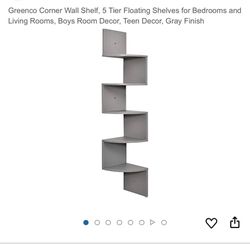 New Corner shelf's