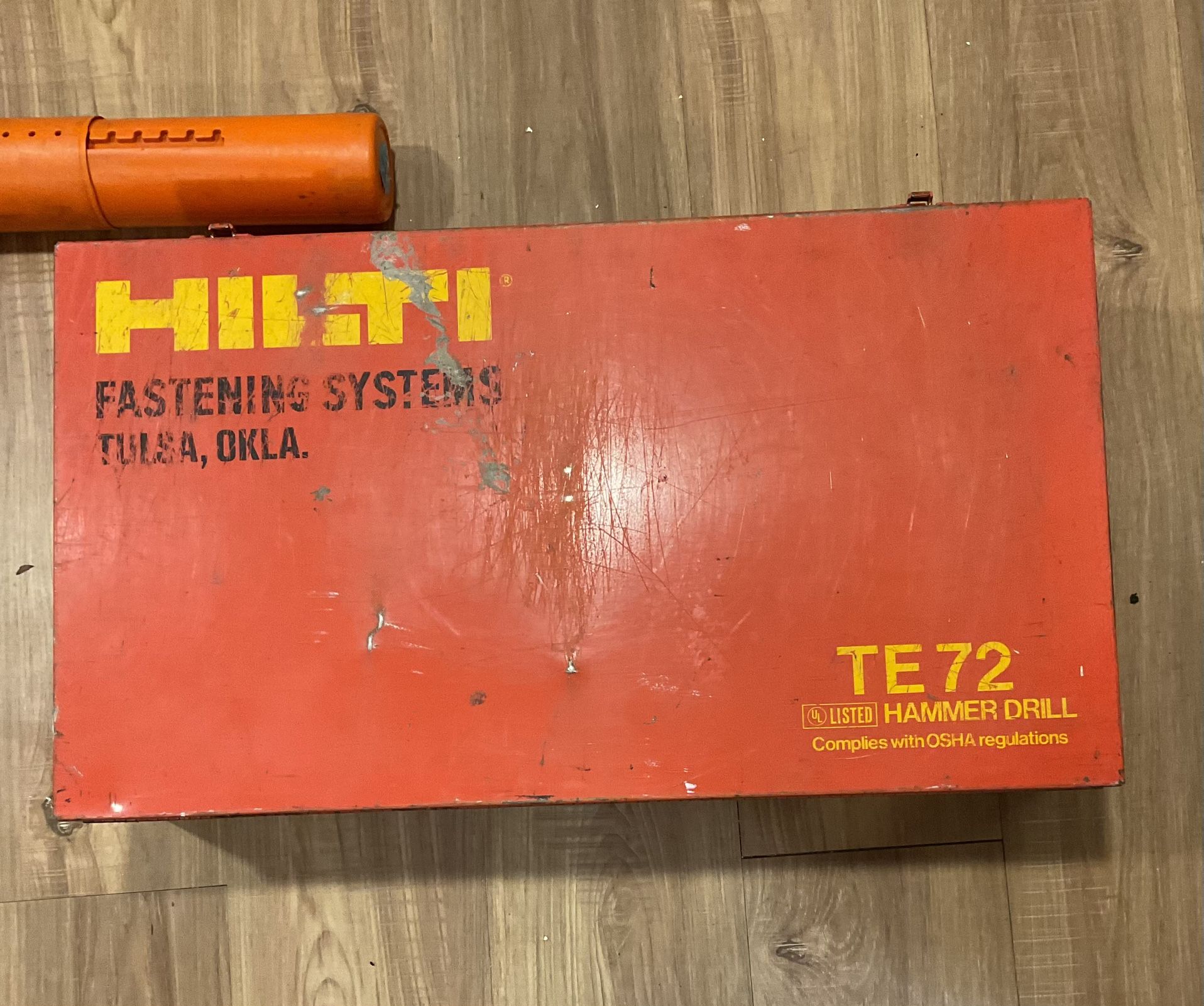 HILTI TE 72 ROTARY HAMMER DRILL and a chipping or demolition tool