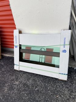 PGT 34 1/4x24 BRONZE IMPACT WINDOW NEW