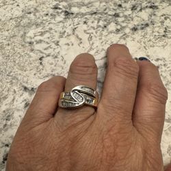 Stunning 14K & Diamond Band Designed by Brandon Knaster Jewelry (BKJ) - size 7 