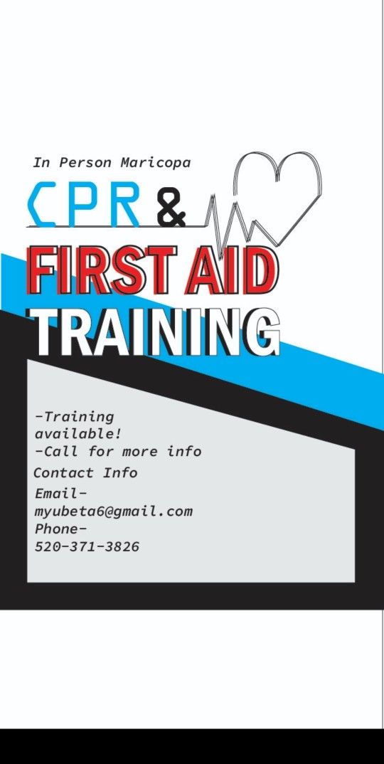Cpr 1st Aide. Training For Certification