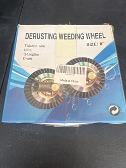 8” Twisted Wire Weed Brush Wheel Cup Brush Derusting Rust Removal Trimmer