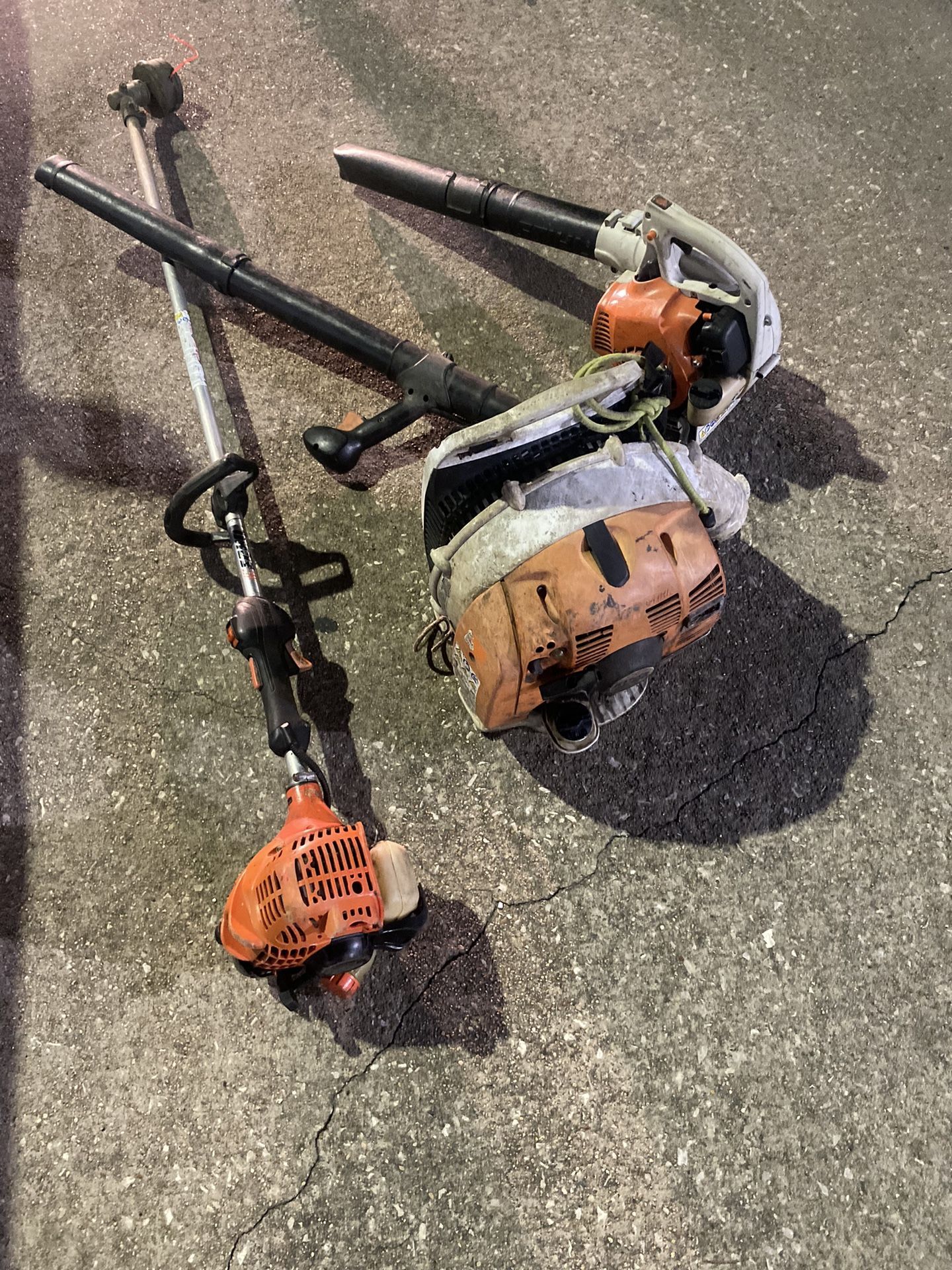 leaf blower weed eater