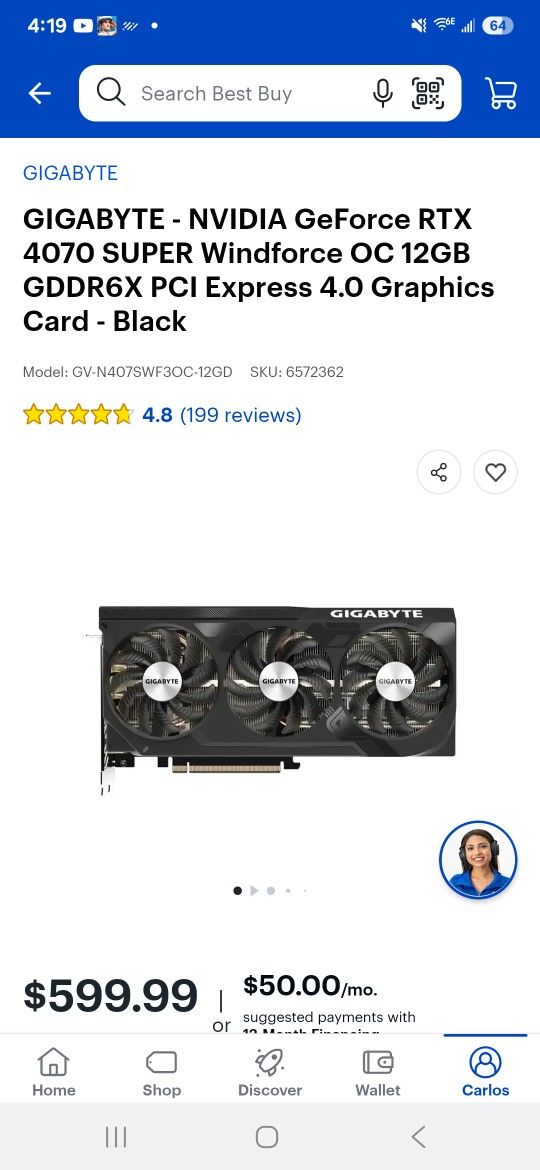 RTX 4070 Super (Gigabyte)