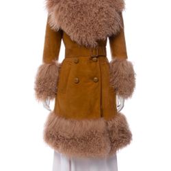 Gucci Shearling and Lamb Runway Coat