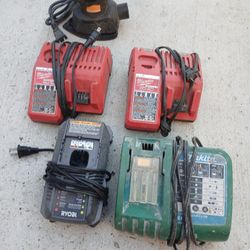 Cargador Milwaukee  Y  Makita   18v 
