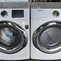 SAMSUNG FRONT LOADING ELECTRIC WASHER AND DRYER SET ‼️‼️ DELIVERED & INSTALLED ‼️