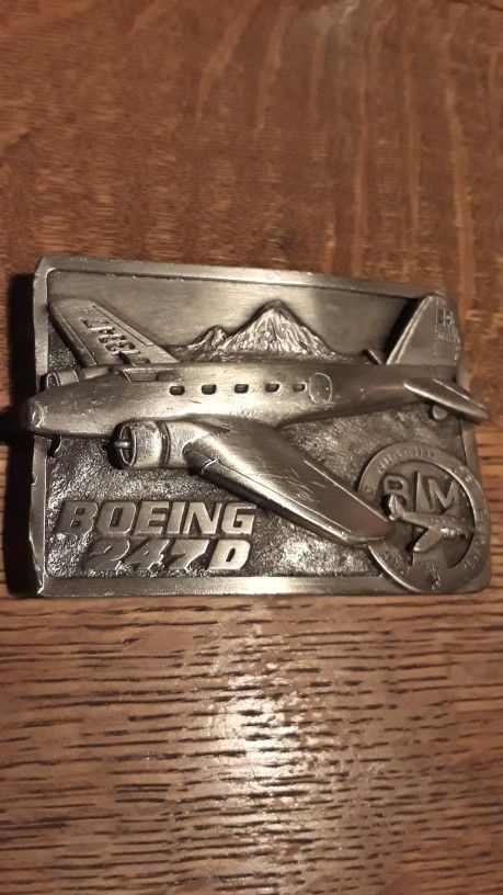 Vintage Boeing 247D Belt buckle