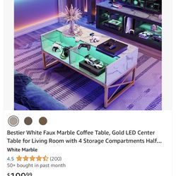 Brand New Led Coffee Table
