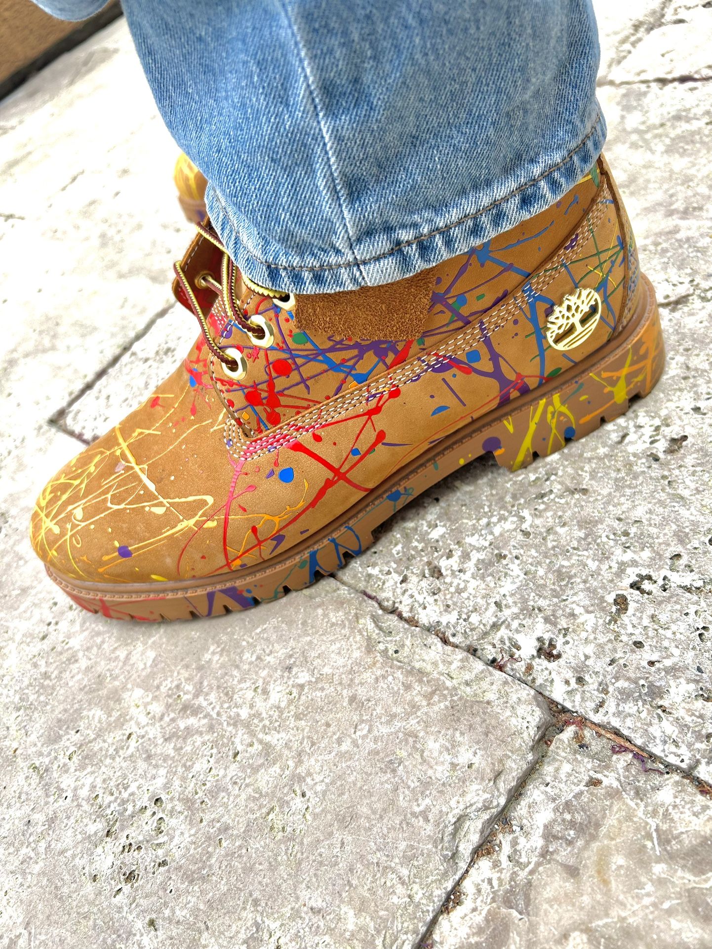 Custom Made Rare Timberland Boots Size 11/10.5