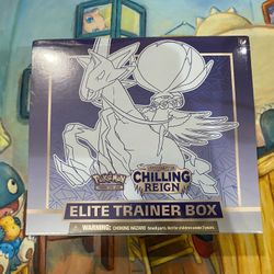 Pokemon Card TCG Chilling Reign Elite Trainer Box ETB