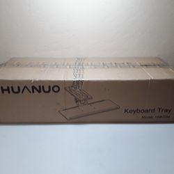 HUANUO Adjustable Keyboard Tray Under Desk Computer Keyboard & Mouse Tray HNKB04