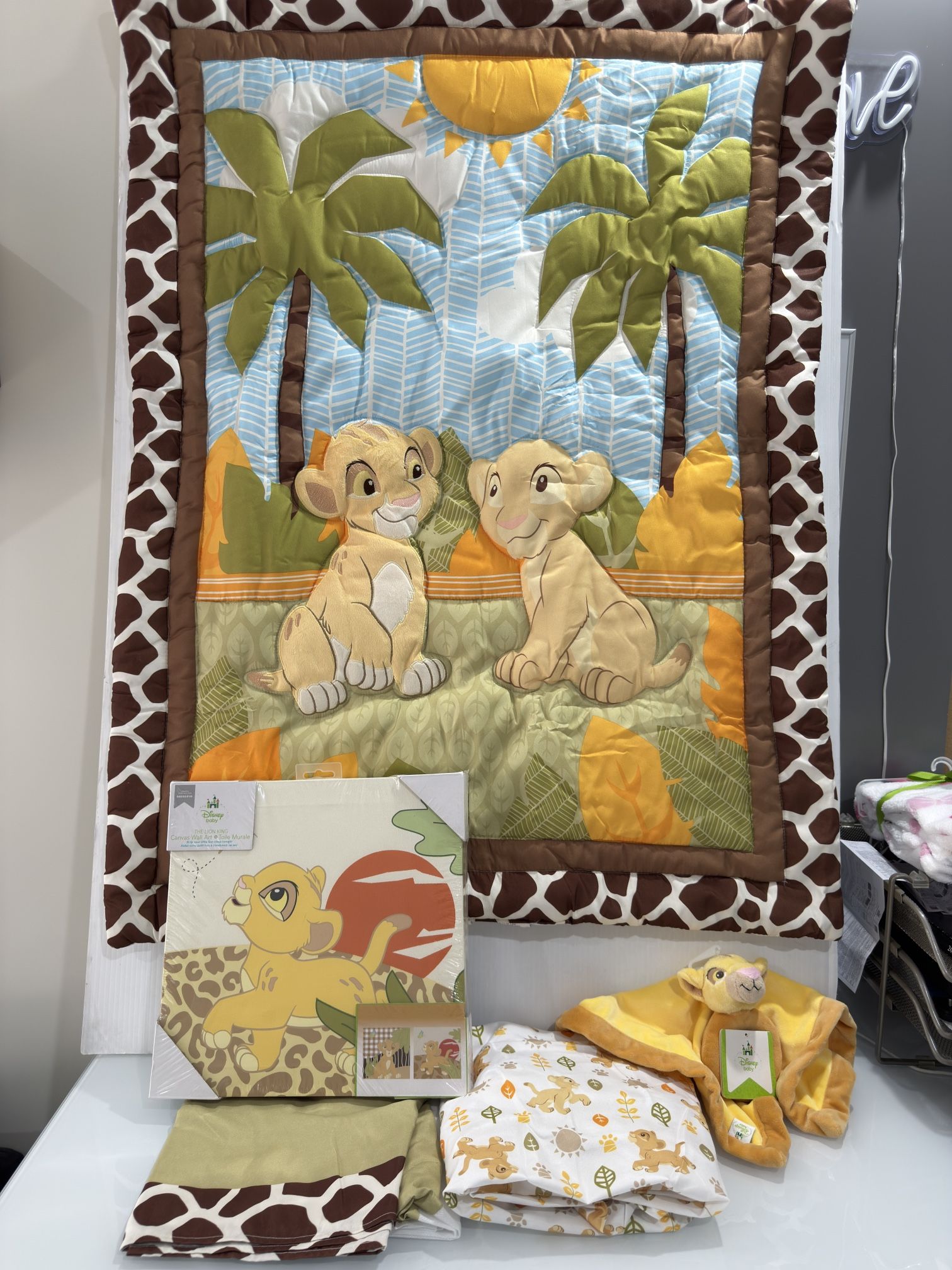 Lion, King Simba Six pieces, baby bedding set,All Products : American Fashion Style Bags On Sale
