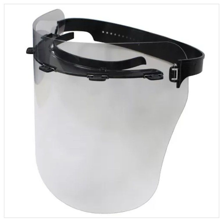 NEW surplus reusable all plastic face shield mask shields masks personal protective equipment PPE
