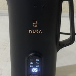 NUTR Single-Serving Nut Milk Maker Blender Machine Black N2B Tested Oat Almond