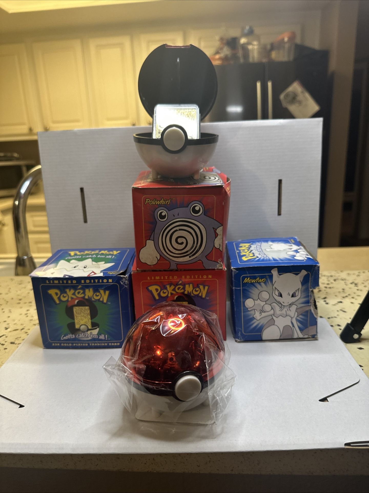 Lot Of 5! 1999 Pokemon 23k Gold Plated Trading Card Burger King COA Promos