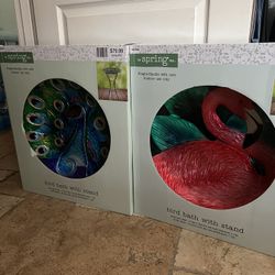 bird bath with stand 