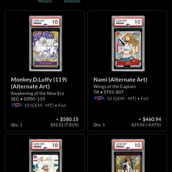 Trading/Selling One Piece Slabs and Singles!