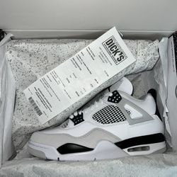 Jordan 4 Military Black Size 10 DS New Cat Brick Travis Fragment Gamma