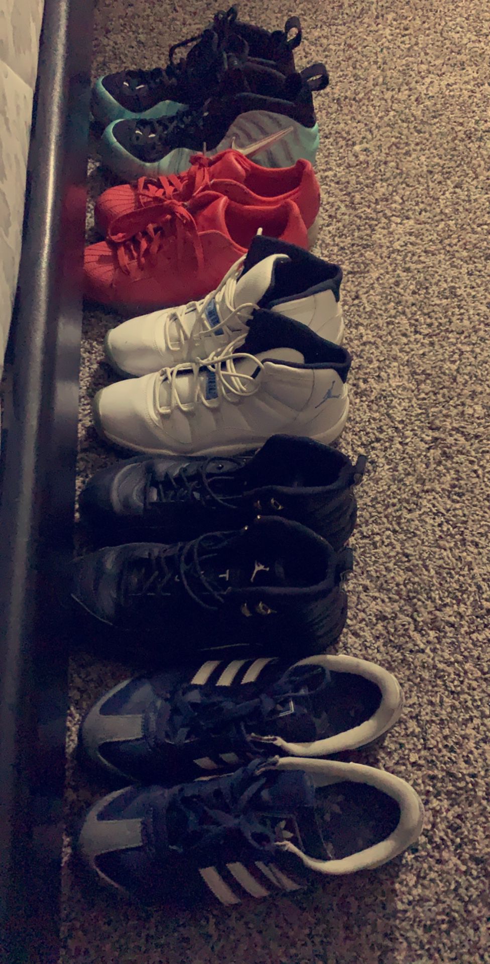 (Shoes !!) Jordan’s and adidas and Nike foamposites