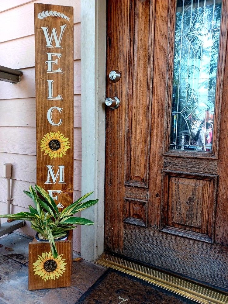 Welcome Sign ( Handmade)