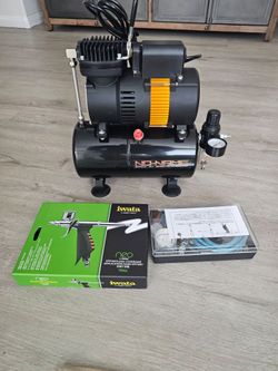 No name air compressor, Iwata neo TRN 2