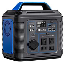 Portable 300W Power Station – Perfect for Camping & Blackouts!
