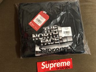 Supreme The North Face Metallic Logo Hooded Sweatshirt Black