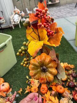 Fall flowers decor