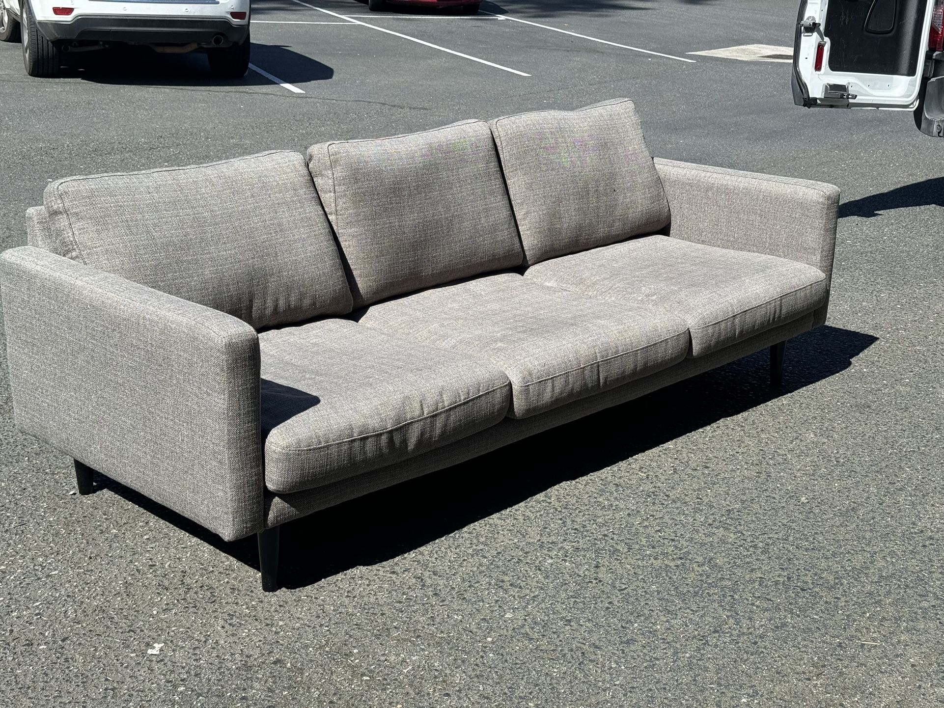 Sofa Couch Gray (Free Delivery)🚚 