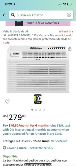 Air Conditioner  LG Model Lw6017R