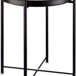 Eknitey Black End Table 