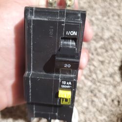 Square D 20 Amp 2pole Arc Fault Breaker