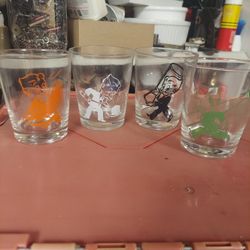 Vintage Glenmore Whiskey Little Kentucky Colonels Tumblers 