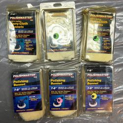 9 NEW 7”-8” Polishing Bonnets By Polishmaster P81 P43 Detailer Car Automotive 