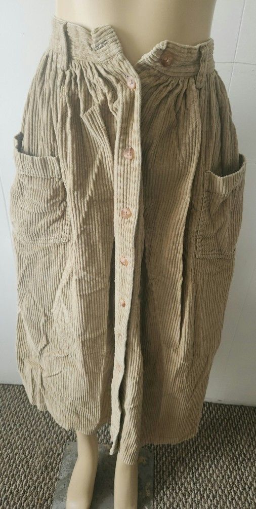 Vintage Tan Eddie Bower Skirt