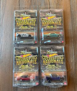 2026 Hot Wheels 26th Nationals Dallas, TX Convention 4-car Set