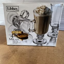 Libbey Milan Irish Coffee Mugs