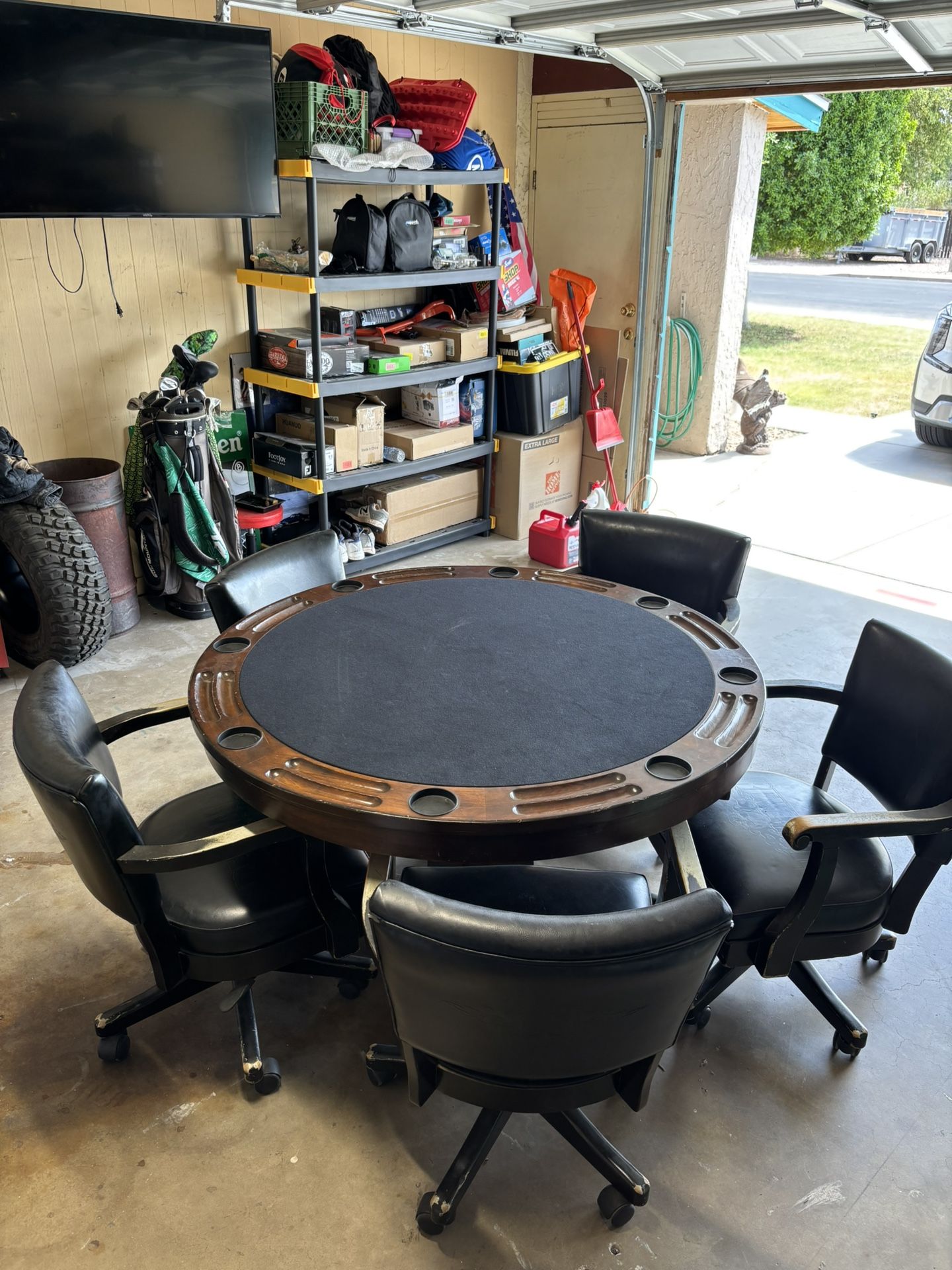 Poker/Bumper Pool Table