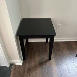 Black End Table