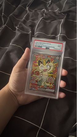 Meowth ex Special Illustration Rare PSA 9