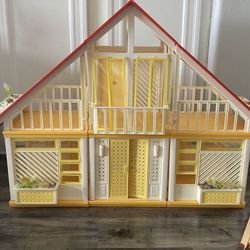 White sales barbie house