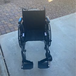 Wheelchair New With Footrests And 18” Seat 