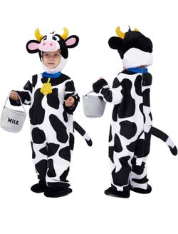 Spooktacular Creations unisex Baby Cow Costume size 12-18 months